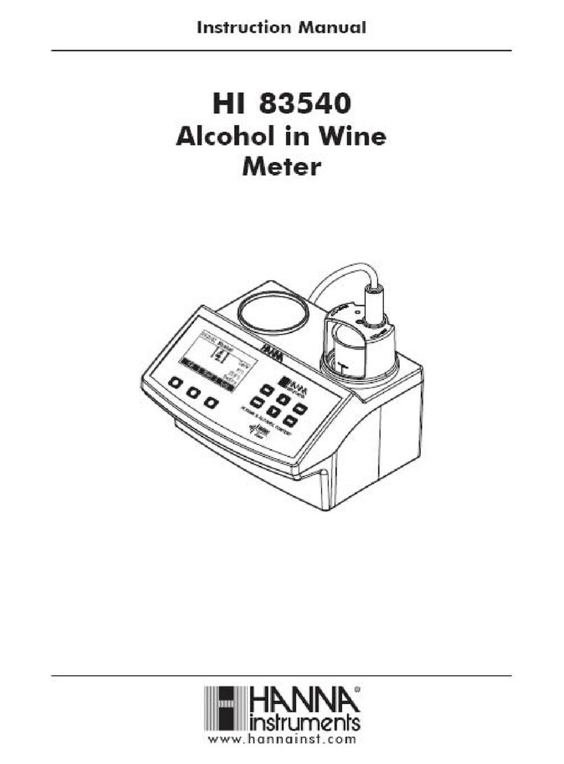 Hanna Instruments HI 83540 User manual