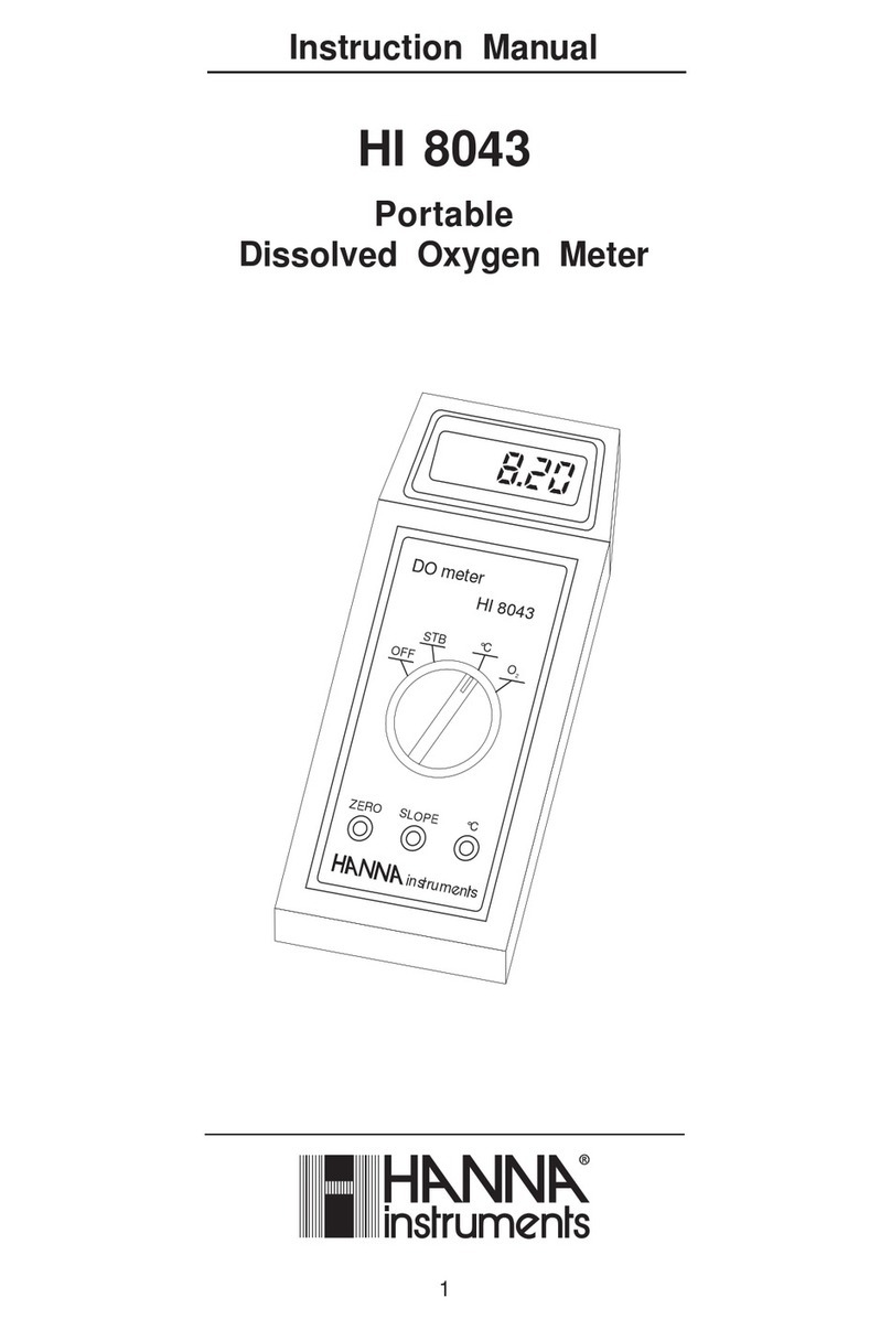 Hanna Instruments HI 8043 User manual