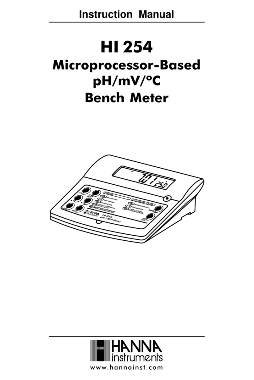 Hanna Instruments HI 254 User manual