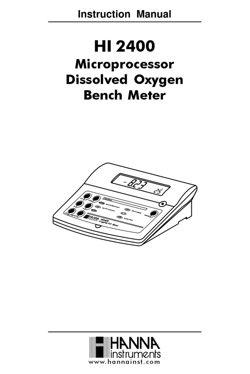 Hanna Instruments HI 2400 User manual