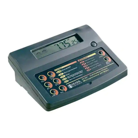 Hanna Instruments HI 221 instruction manual Hanna Instruments HI 221 instruction manual