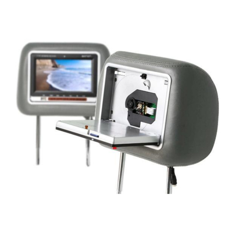 Eonon 7 Inch Headrest with pillow TFT LCD Monitor... User manual
