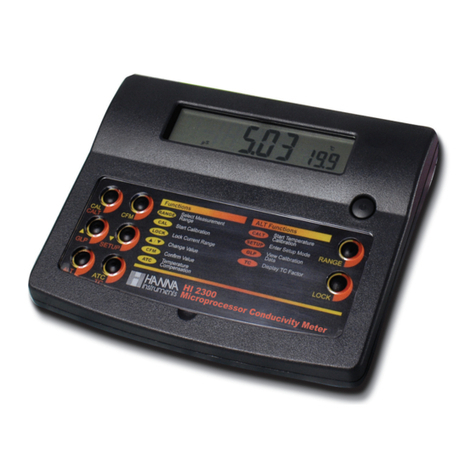 Hanna Instruments HI 2300 User manual