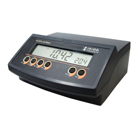 Hanna Instruments HI 2211 instruction manual