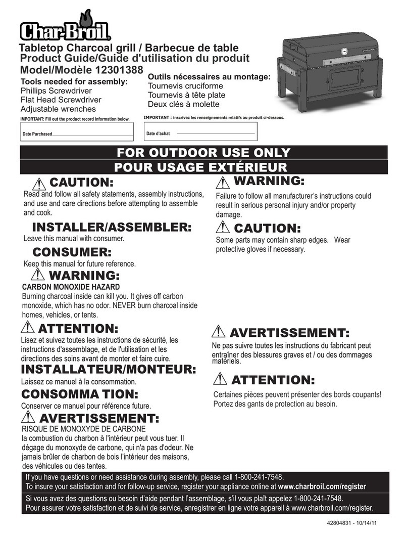 Char-Broil 12301388 Product guide