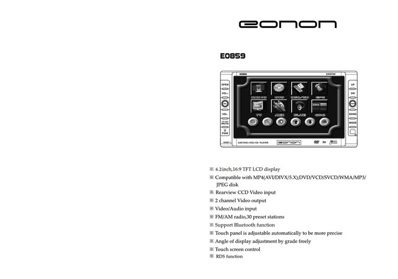 Eonon E0859 User manual
