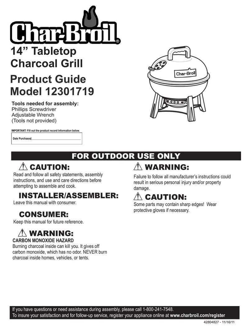 Char-Broil 12301719 Product guide