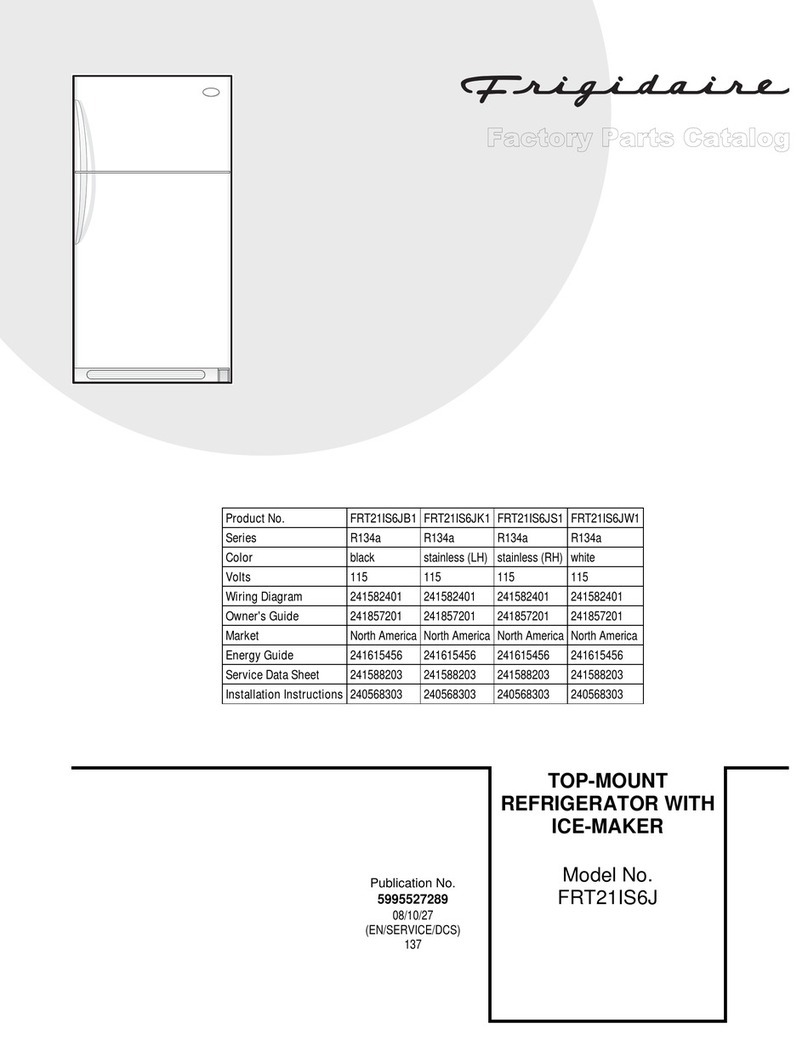 Frigidaire FRT21S6J Instruction Manual Frigidaire FRT21S6J Instruction Manual