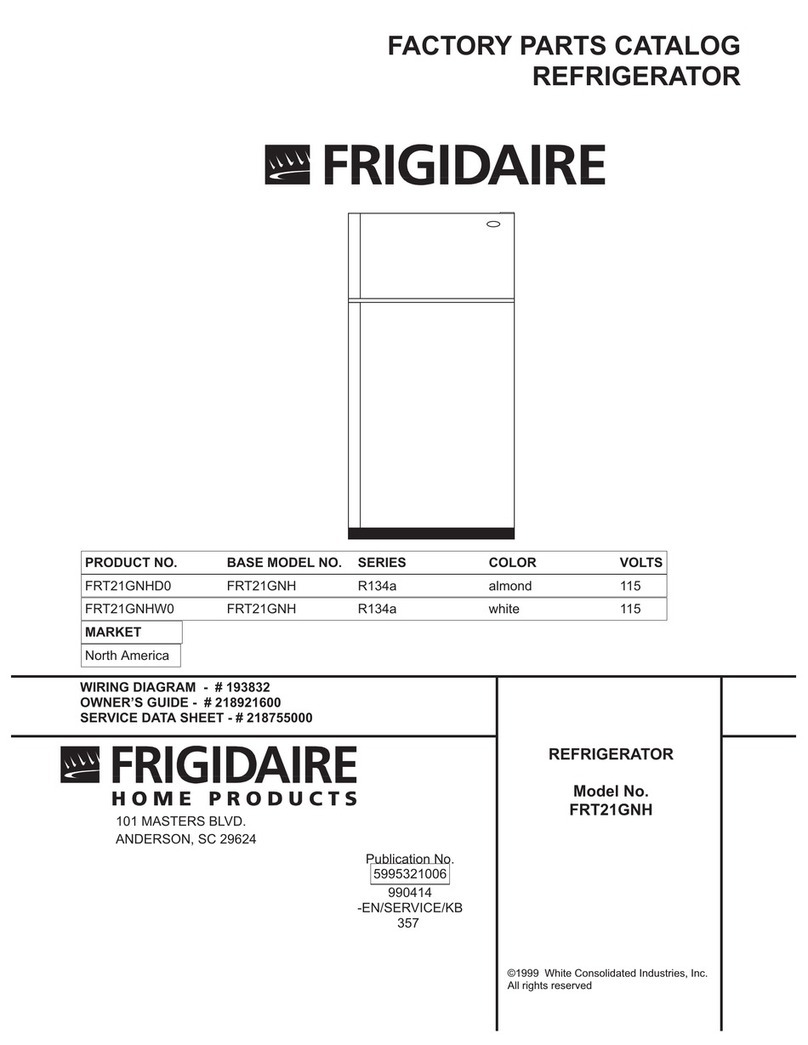 Frigidaire FRT21GNH User manual