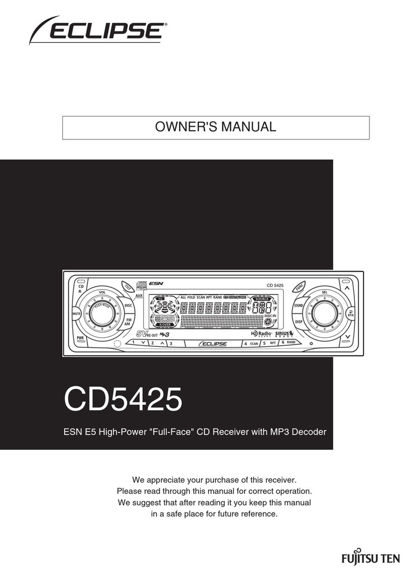 Eclipse CD5425 User manual