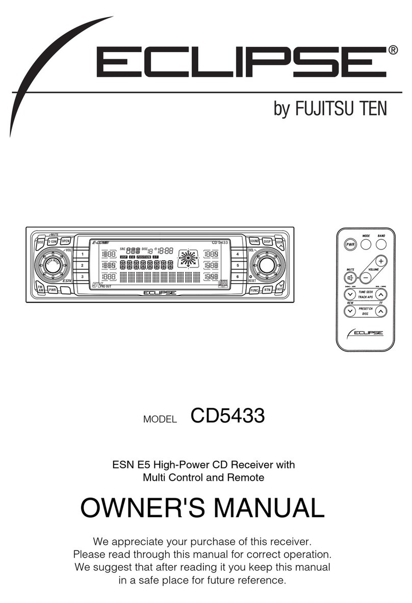 Eclipse ECLIPSE CD5433 User manual