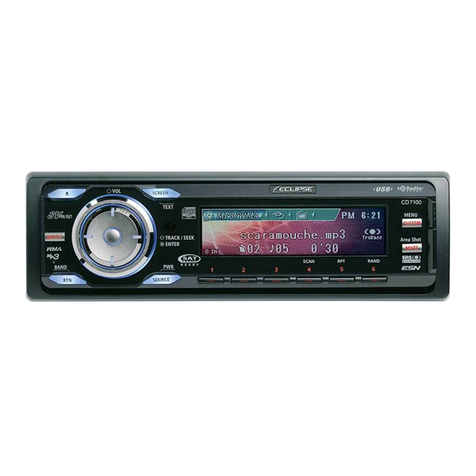 Eclipse CD7100 User manual Eclipse CD7100 User manual
