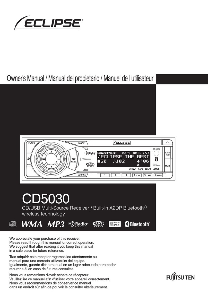 Eclipse CD5030 User manual