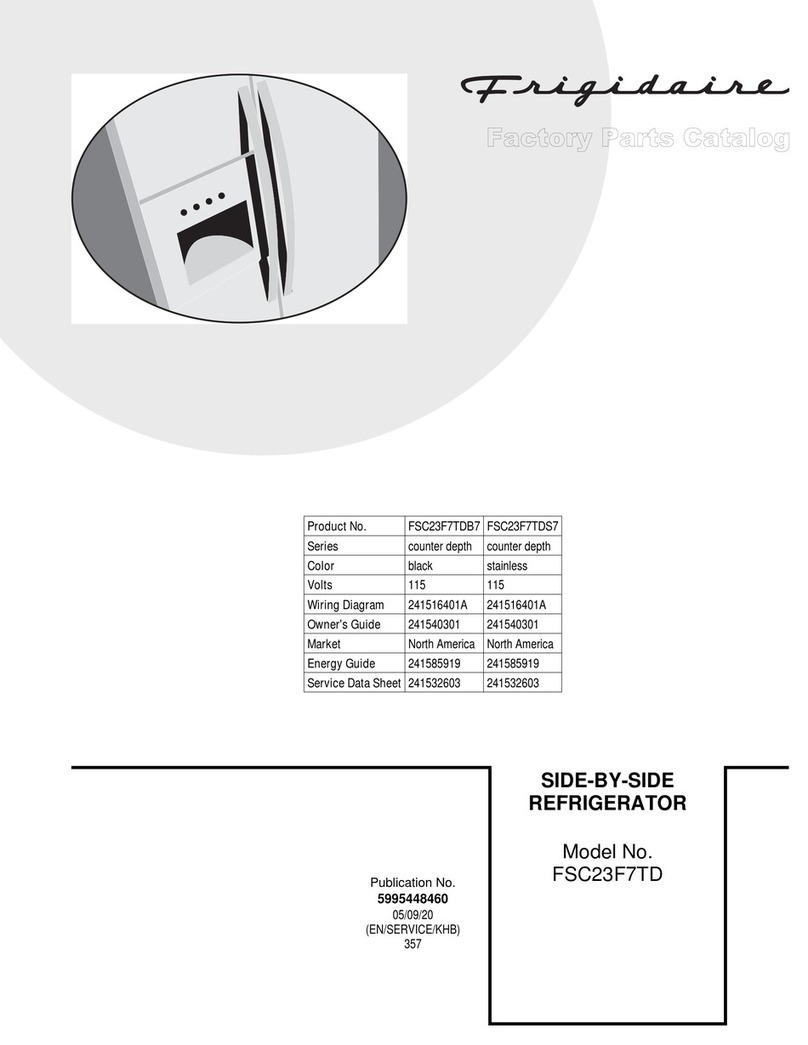Frigidaire FSC23F7TD User manual