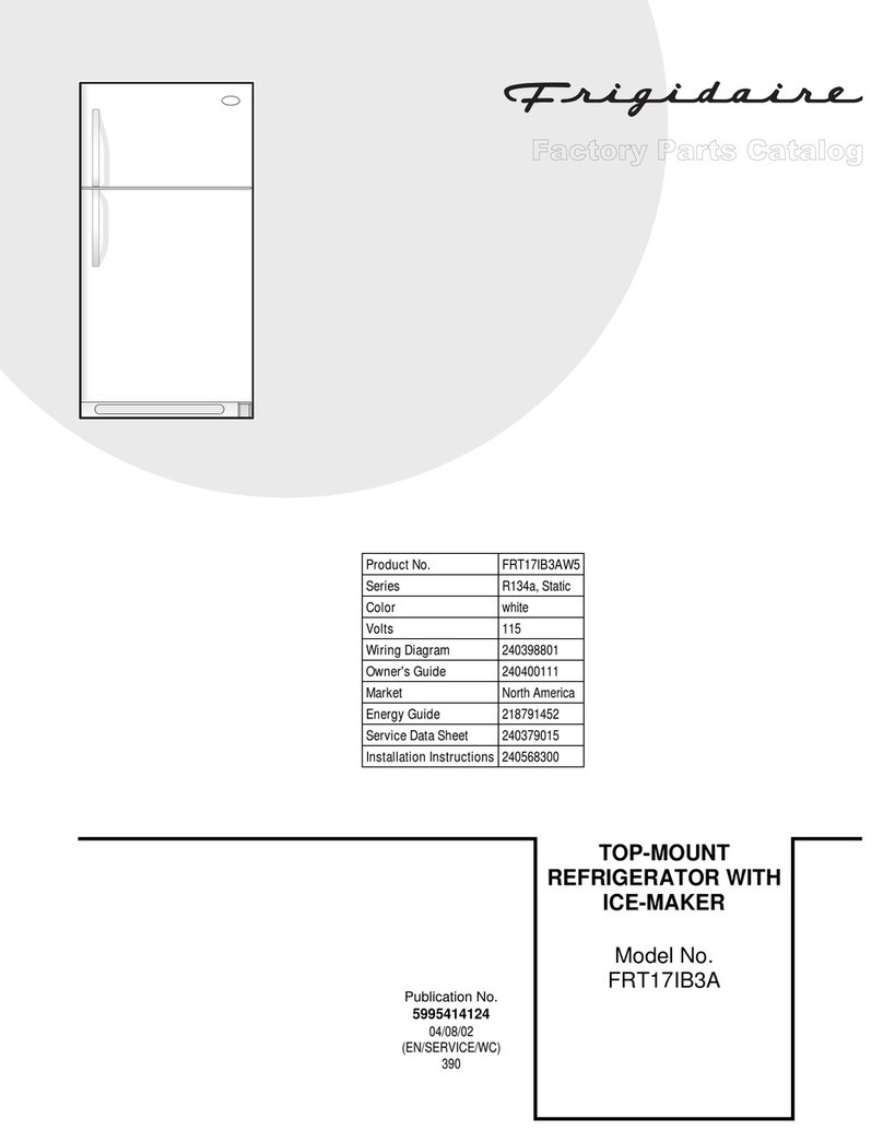 Frigidaire FRT17IB3A User manual