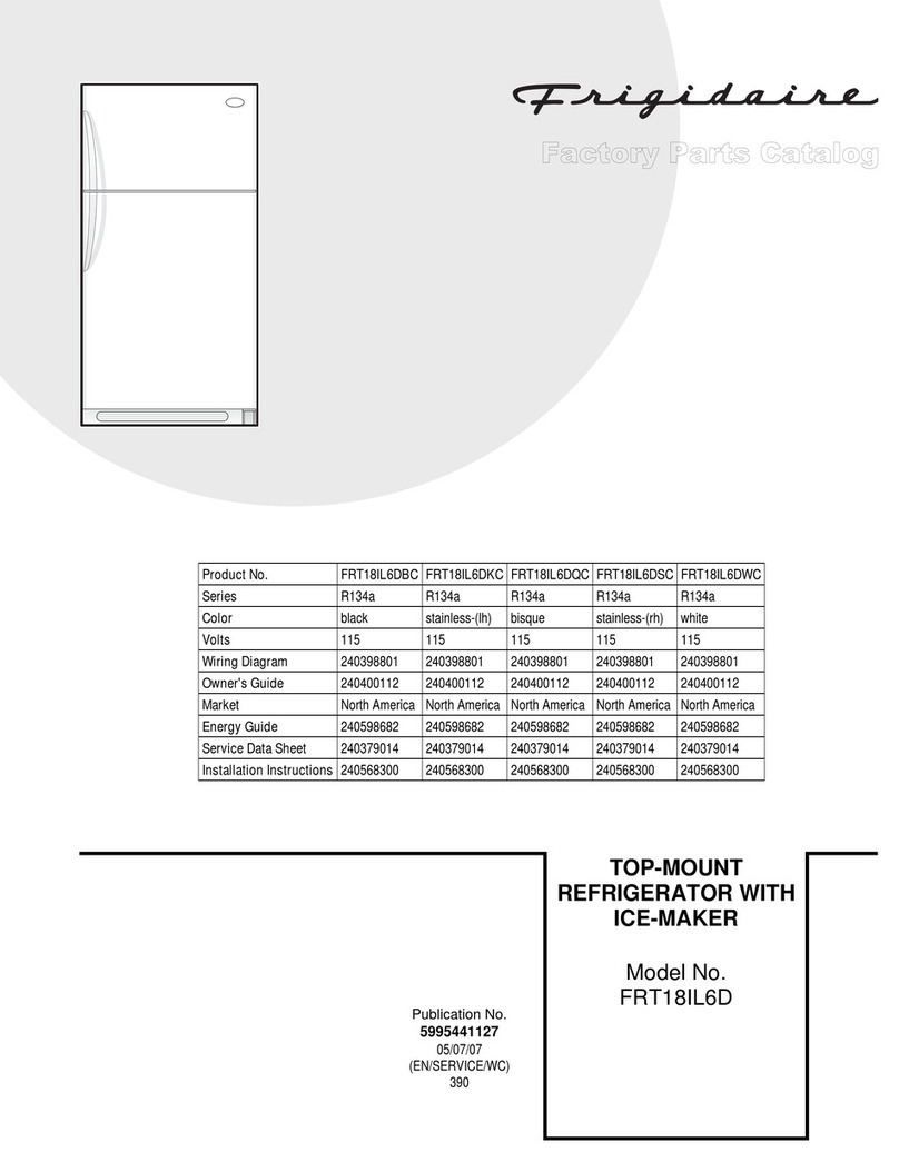 Frigidaire FRT18IL6D User manual
