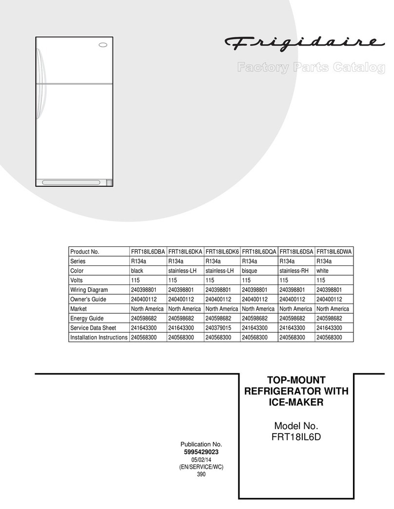 Frigidaire FRT18IL6D User manual