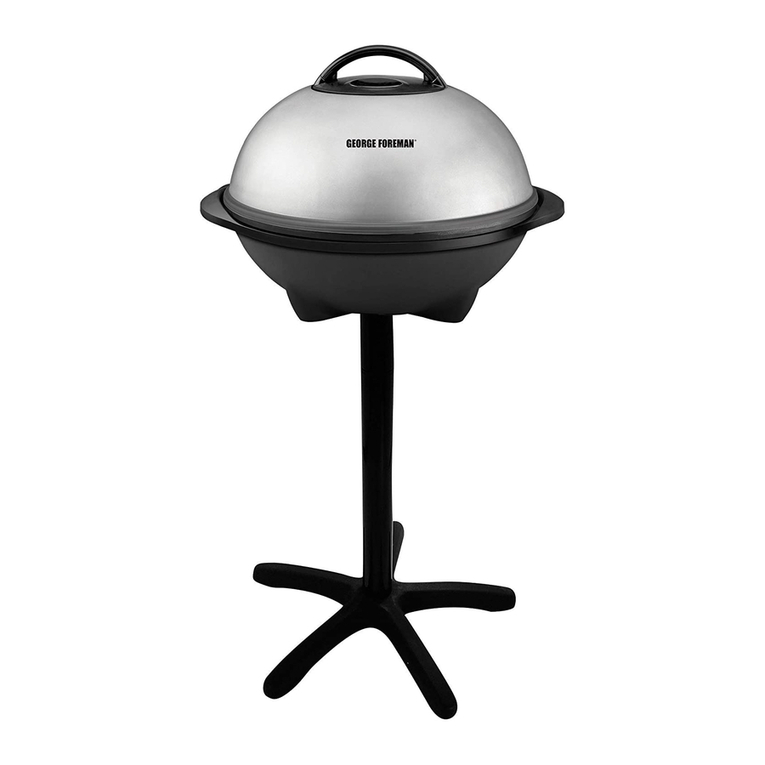 George Foreman GGR50B Installation instructions