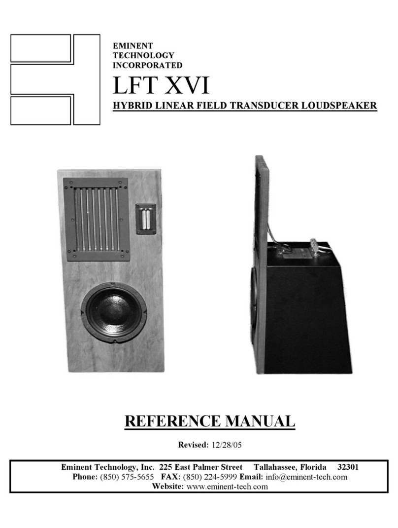 Eminent LFT XVI Reference manual