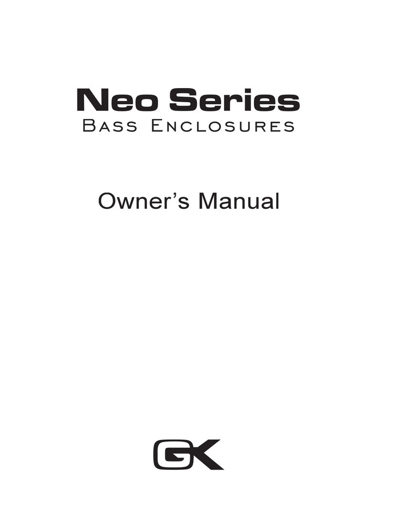 Gallien-Krueger Neo series owner's manual Gallien-Krueger Neo series owner's manual