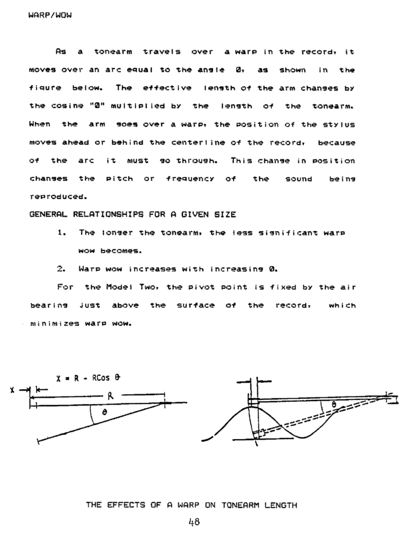 Eminent ET-2 TONEARM owner's manual
