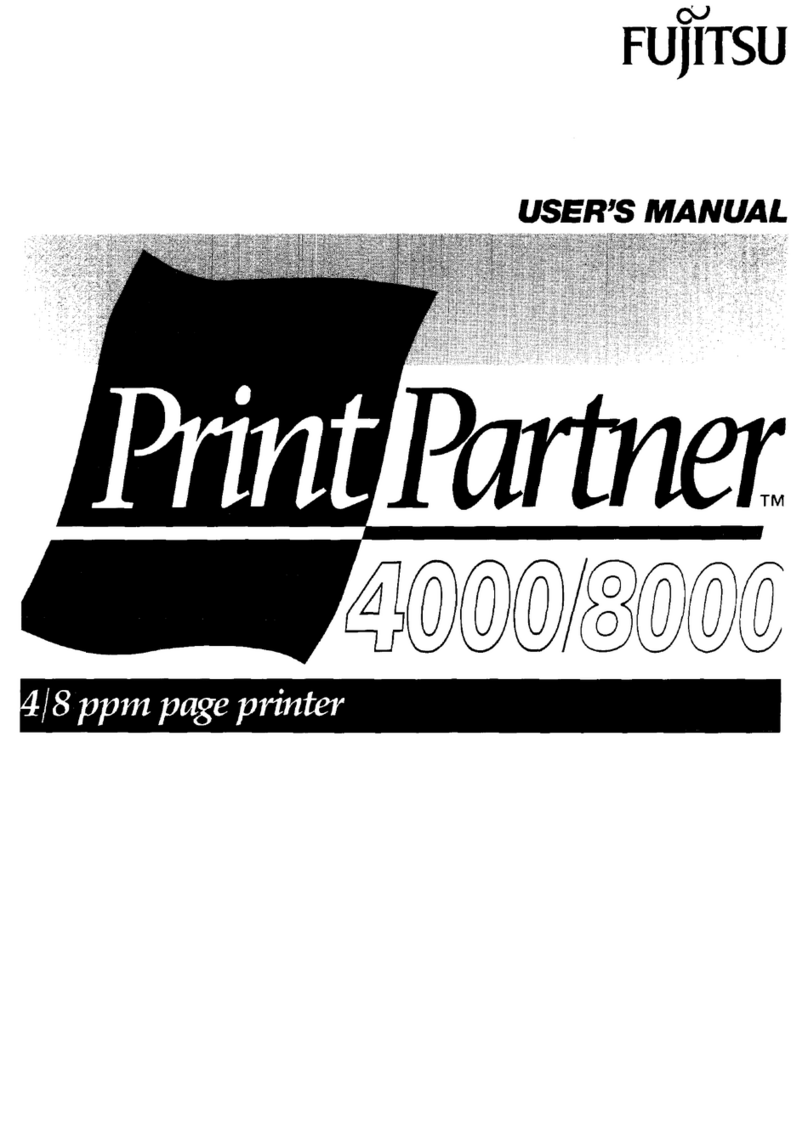 Fujitsu PrintPartner 8000 User manual Fujitsu PrintPartner 8000 User manual