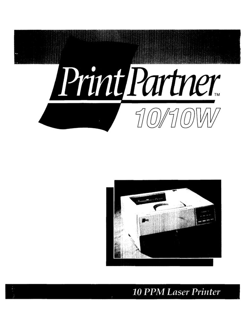 Fujitsu PrintPartner 10W User manual Fujitsu PrintPartner 10W User manual