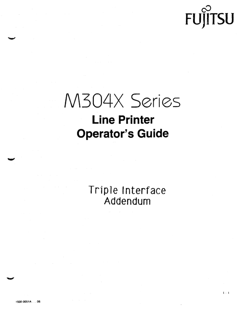 Fujitsu M304X series Manual