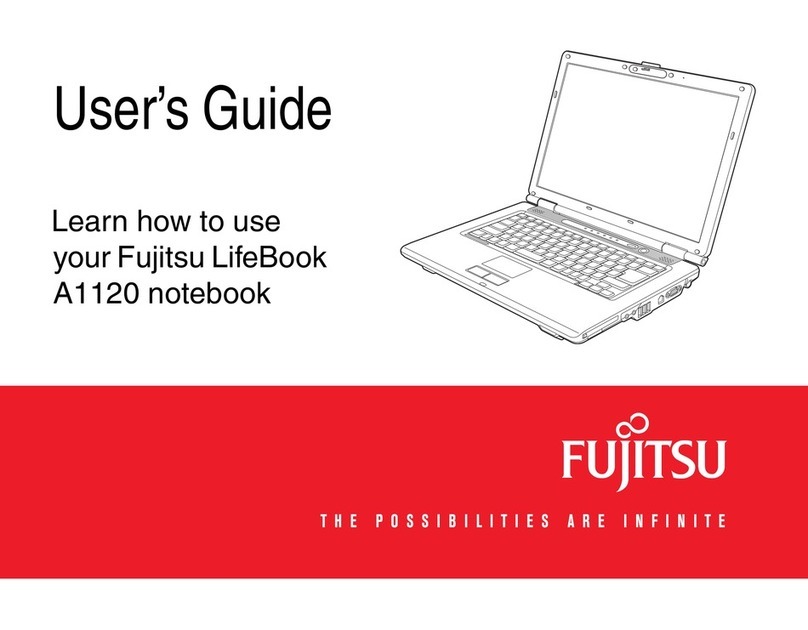 Fujitsu Lifebook A1120 Guide user guide