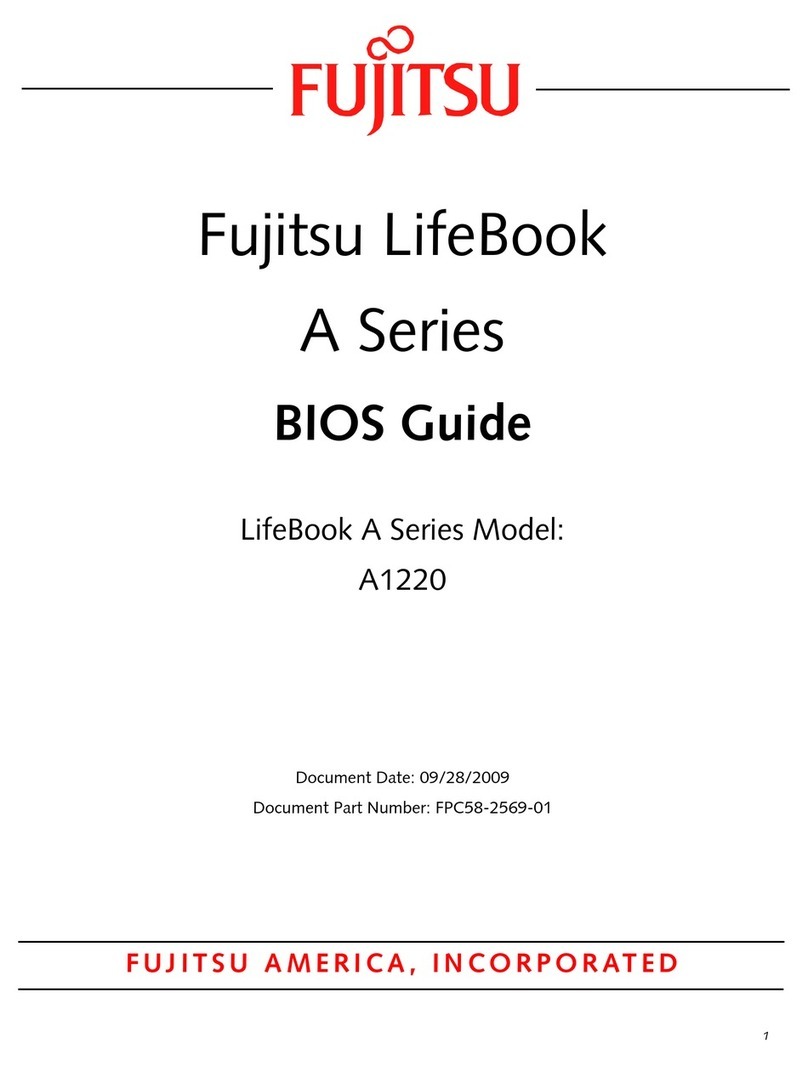 Fujitsu A1220 - LifeBook - Core 2 Duo 2.2 GHz Manual