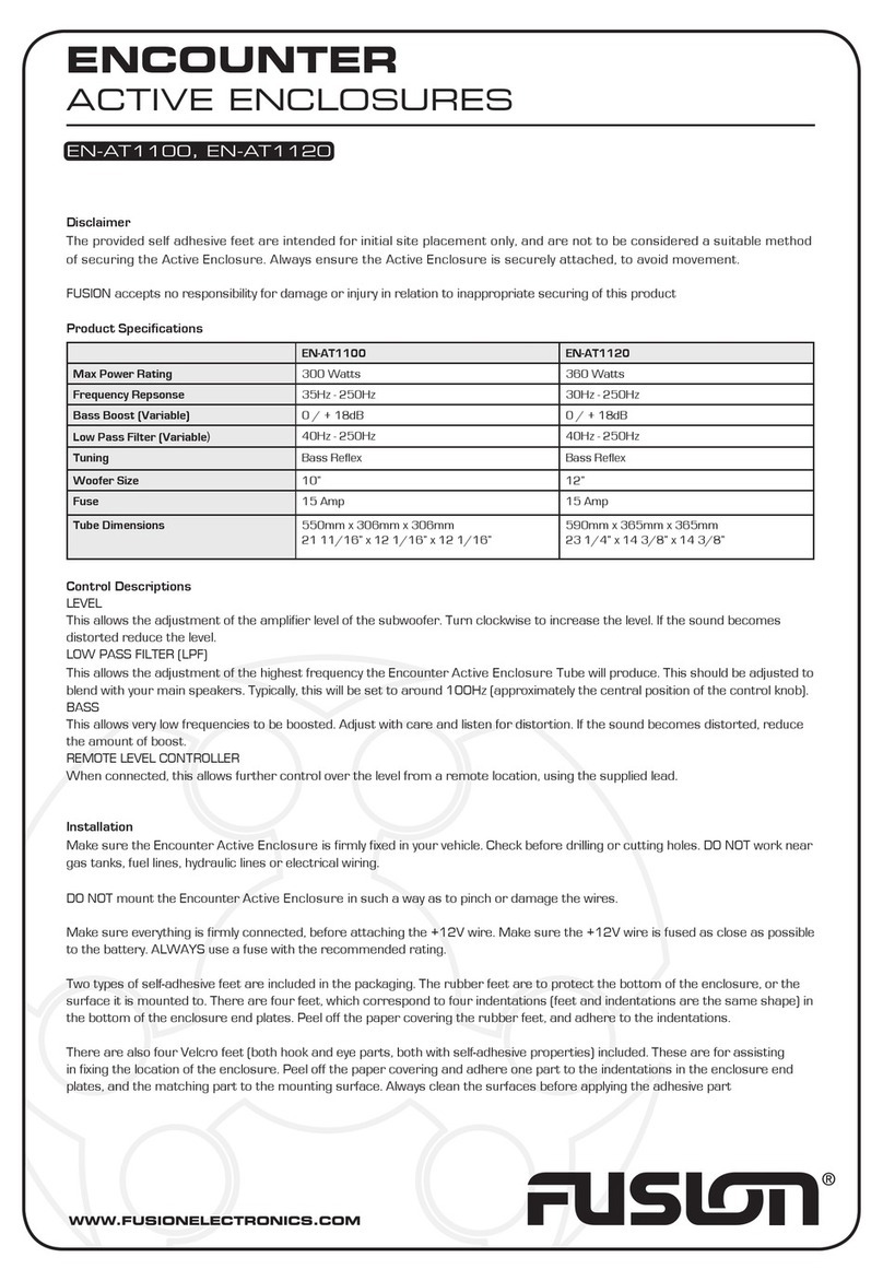 Fusion Encounter EN-AT1120 installation instructions