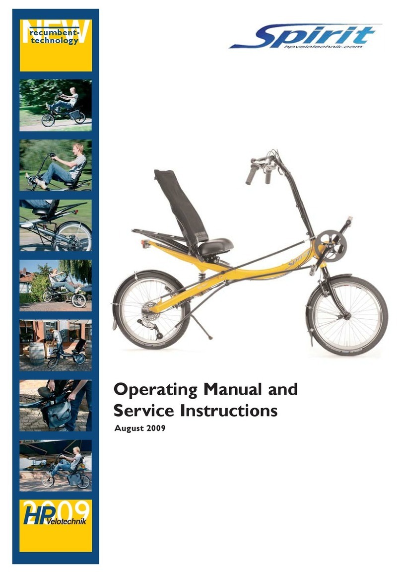 HP Velotechnik Spirit Troubleshooting guide