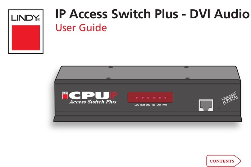Lindy Switch User manual