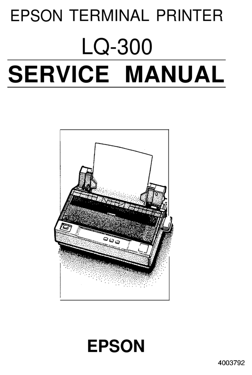 Epson LQ-300 - Impact Printer User manual