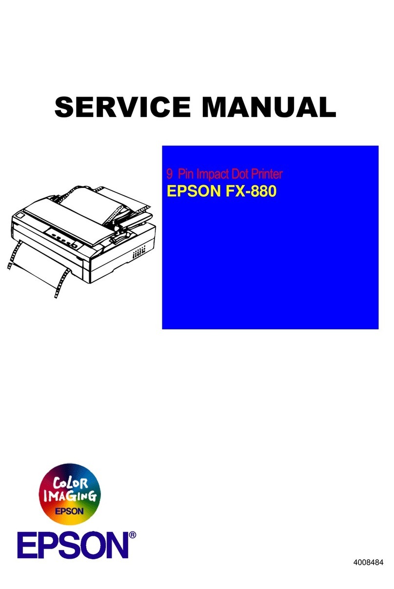 Epson FX-880 - Impact Printer User manual