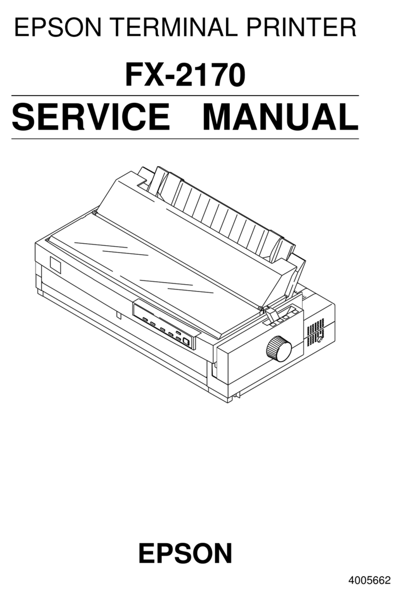 Epson FX-2170 - Impact Printer User manual