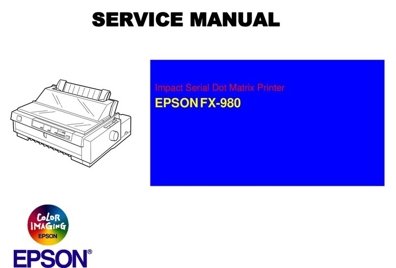 Epson FX-980 - Impact Printer Service manual