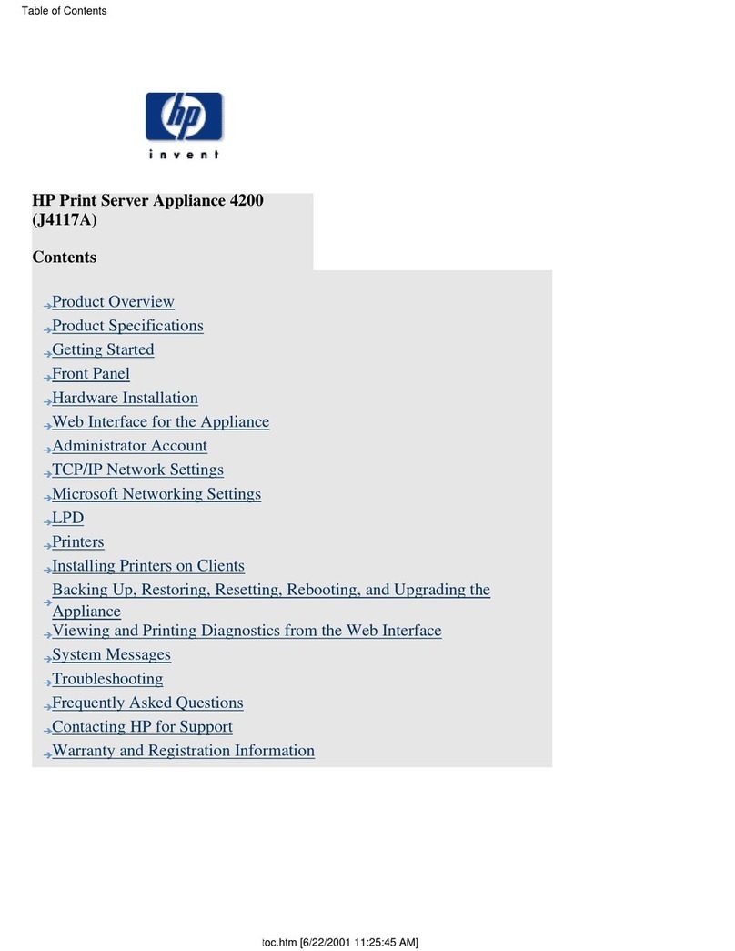HP Jetdirect 4200 User manual HP Jetdirect 4200 User manual