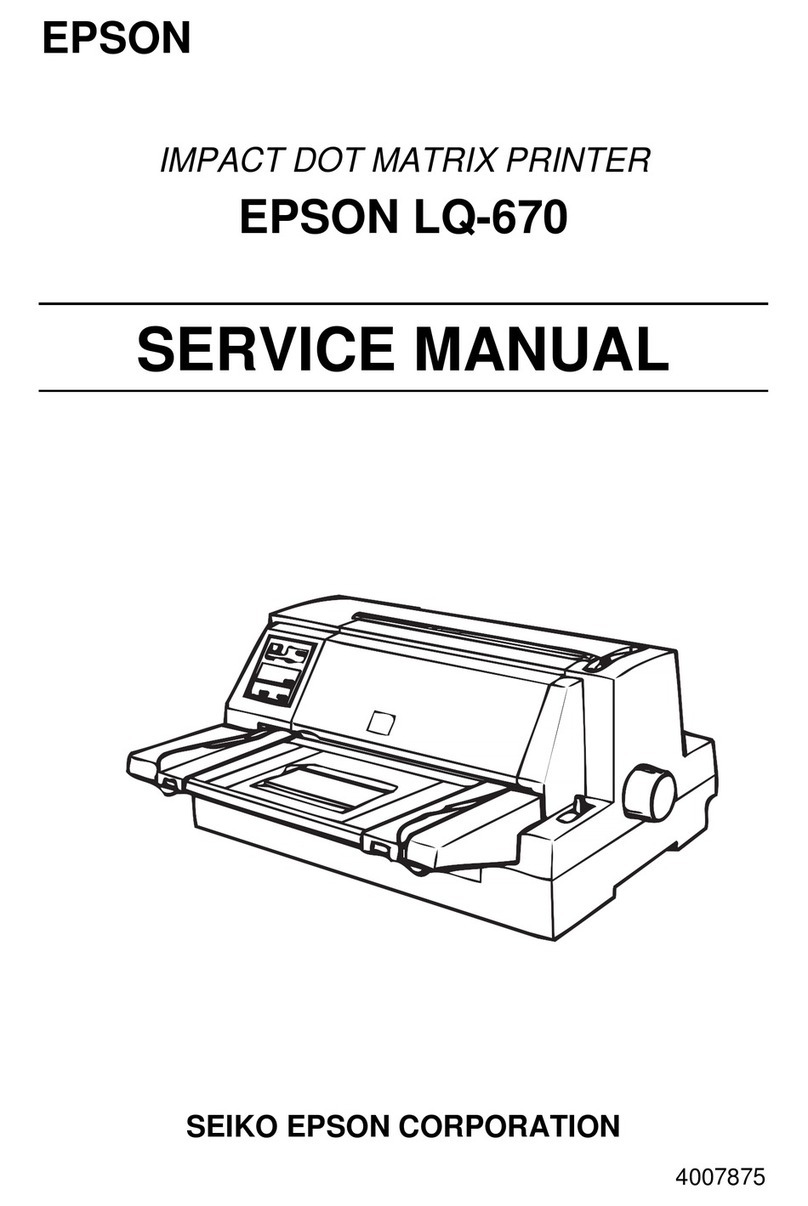 Epson LQ 670 - B/W Dot-matrix Printer User manual