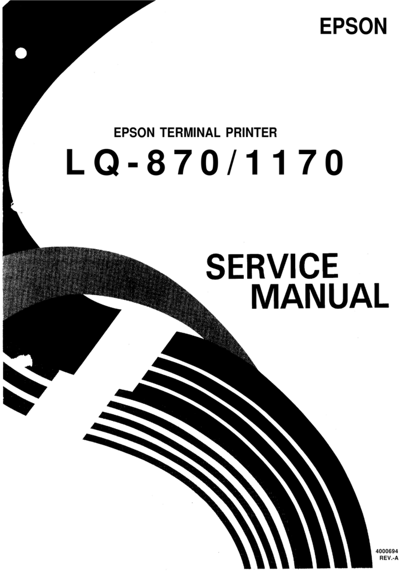 Epson LQ-1170 User manual