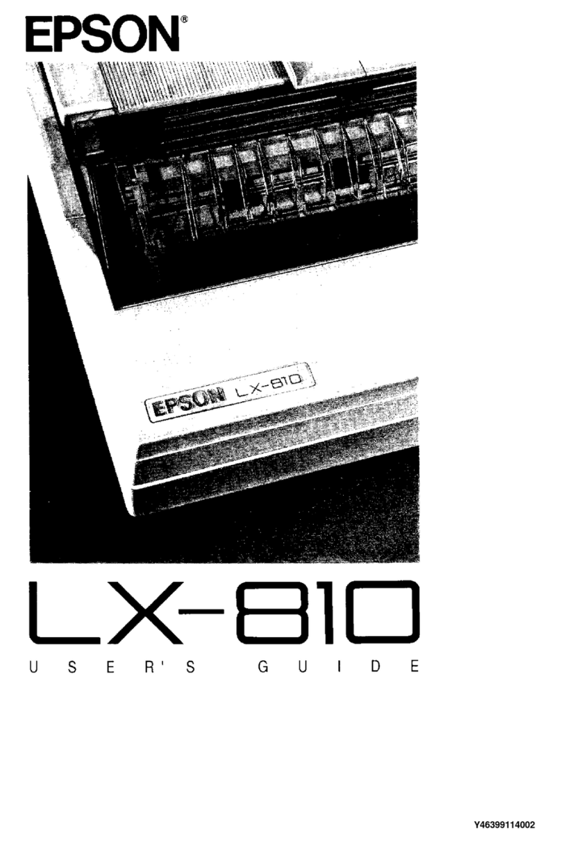 Epson LX-810 User manual