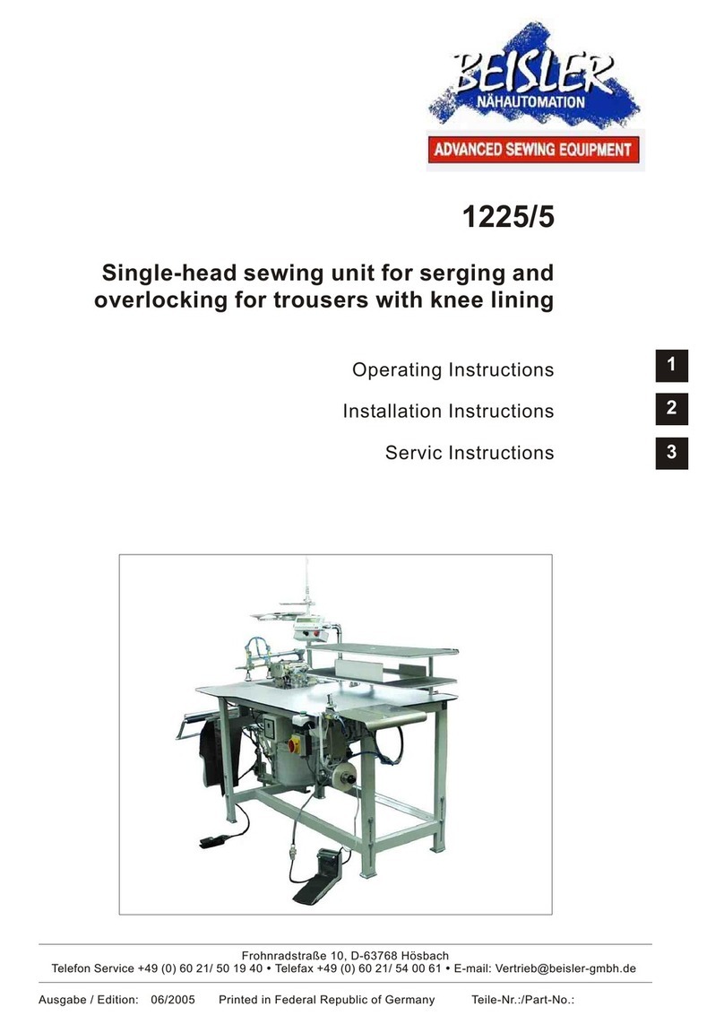 Beisler 1225/5 User manual