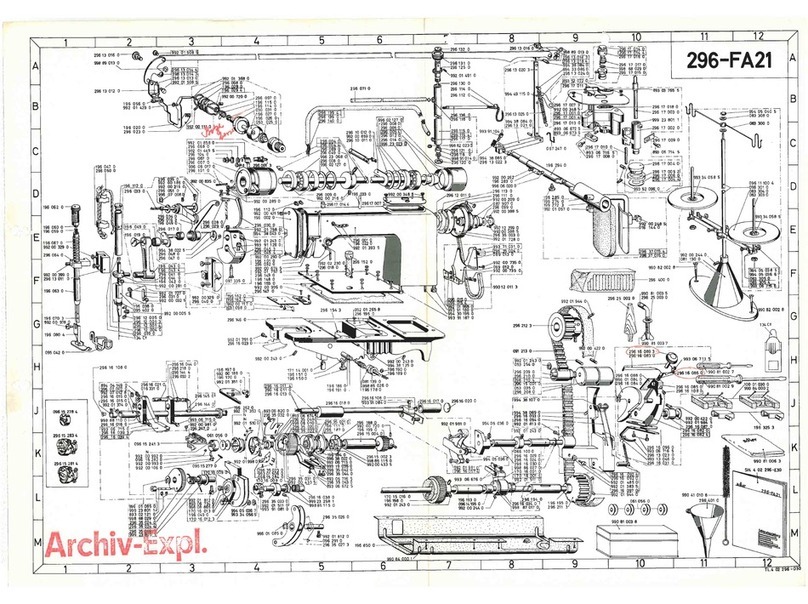 Duerkopp Adler 296-FA21 User manual