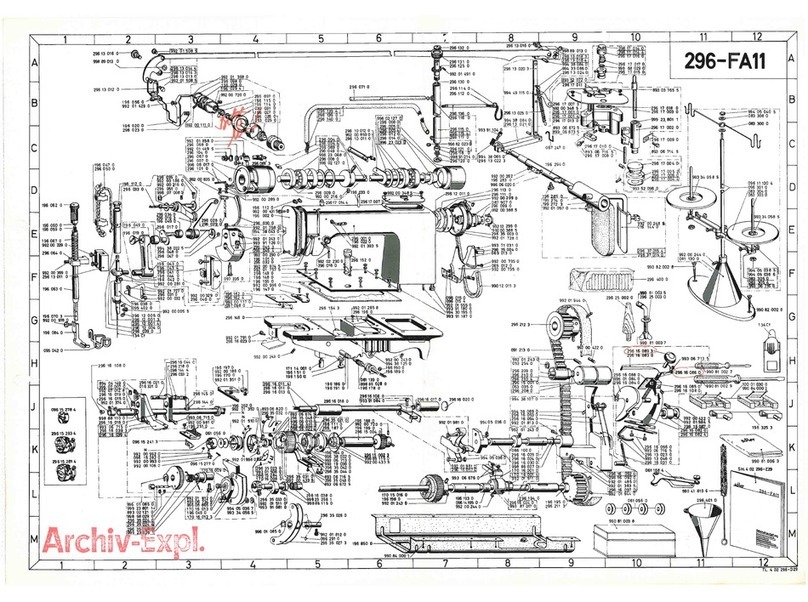 Duerkopp Adler 296-FA11 User manual