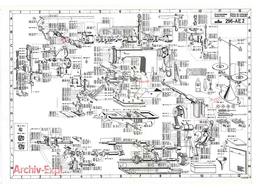 Duerkopp Adler 296-AE2 User manual Duerkopp Adler 296-AE2 User manual