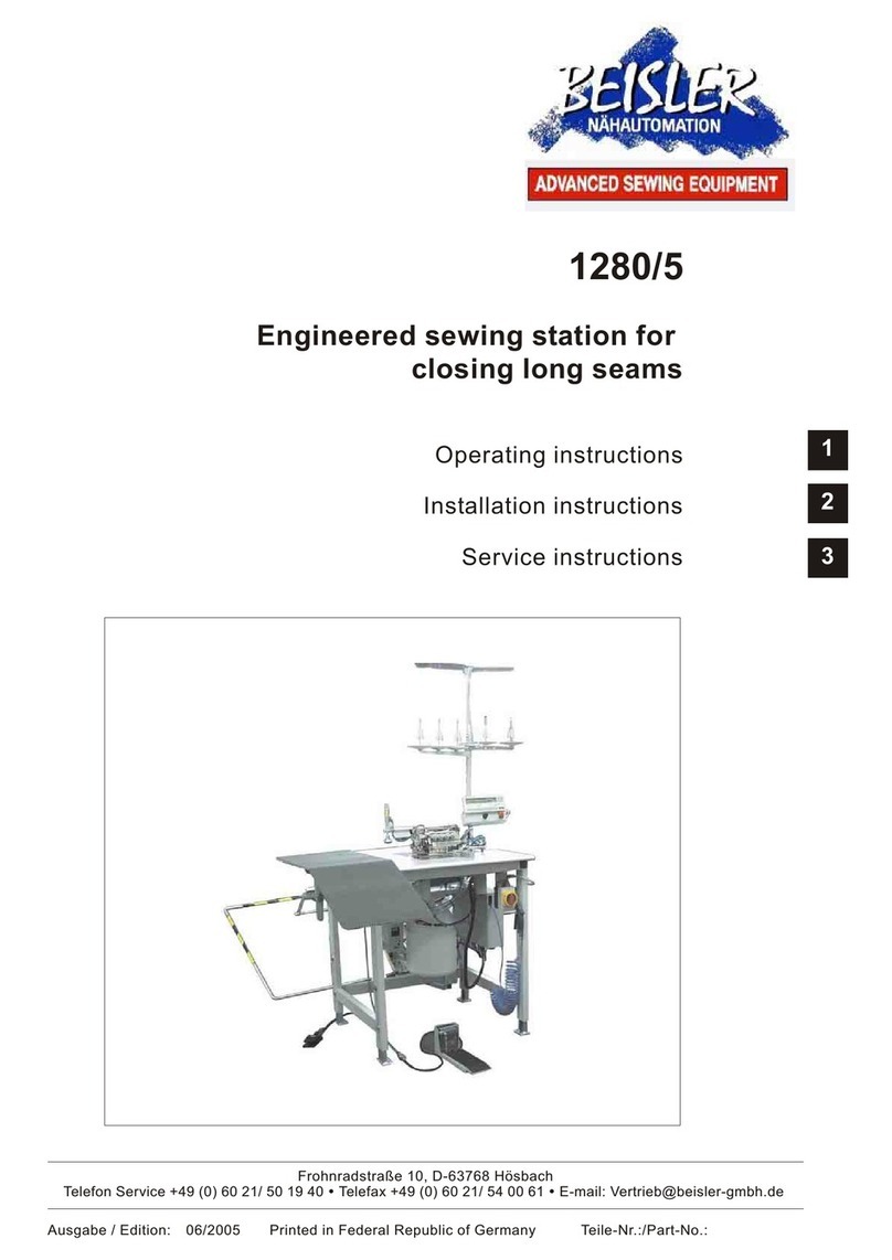 Beisler 1280/5 operating instructions