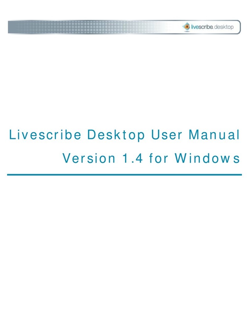 Livescribe DESKTOP VERSION 1.2 user manual