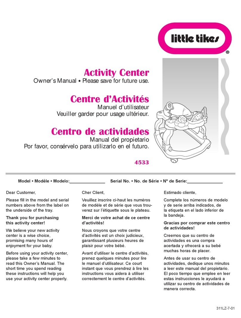 Little Tikes 4533 owner's manual