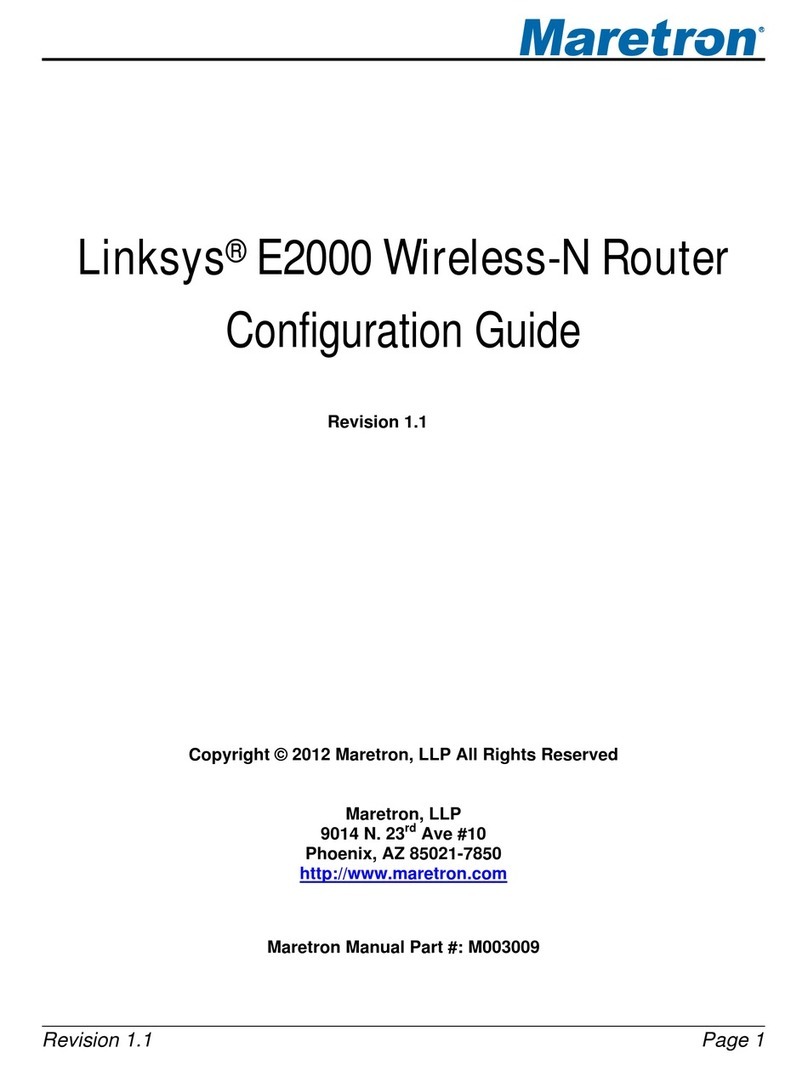 Linksys E2000 User manual