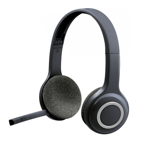 Logitech Wireless Headset H600 User manual